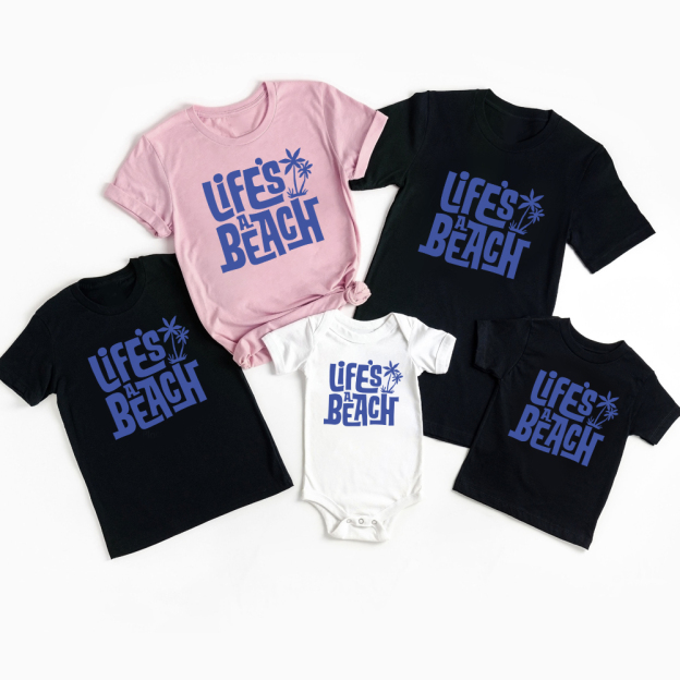 Life's A Beach Family Vacation Shirts