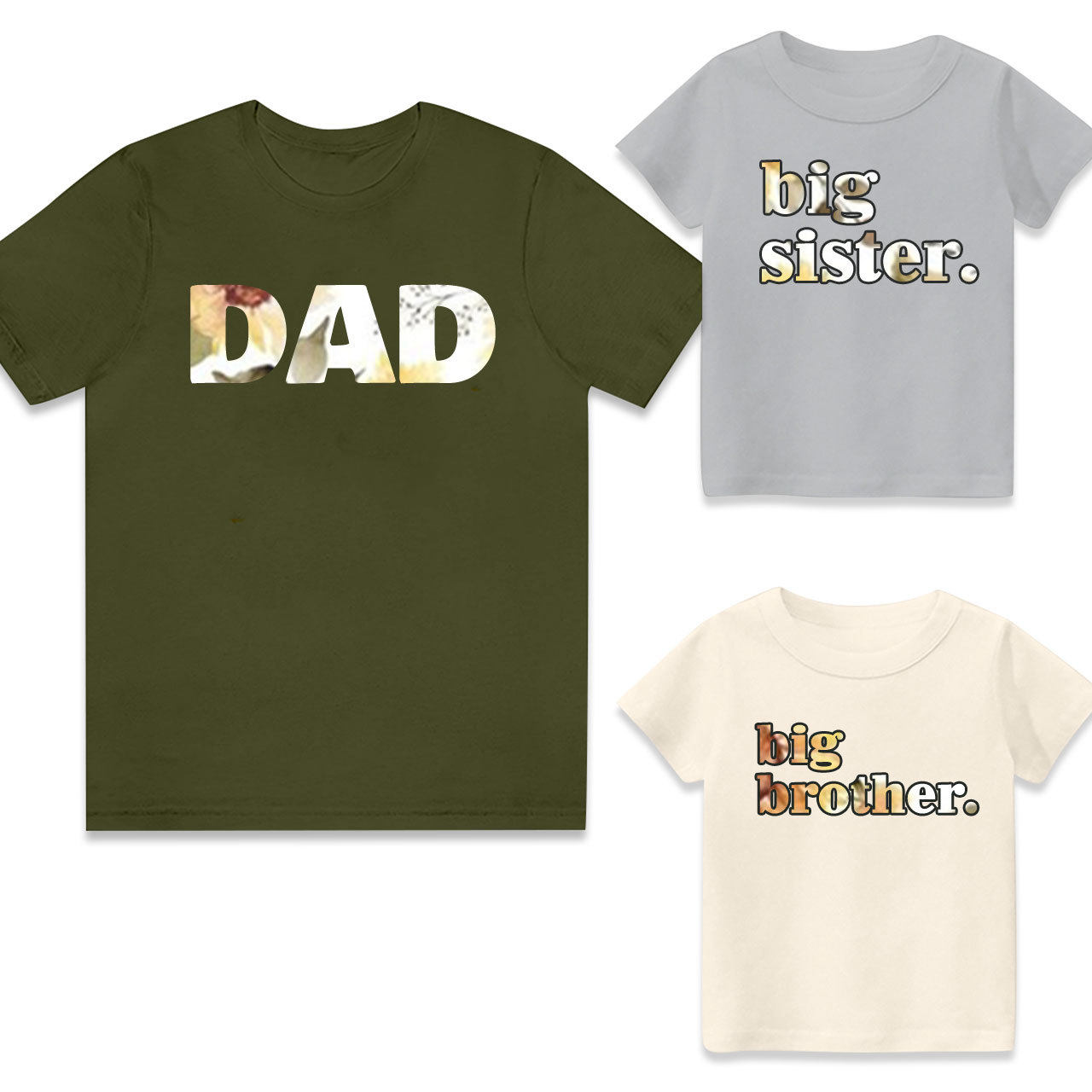 Sunflower Spring Matching Hospital Tees