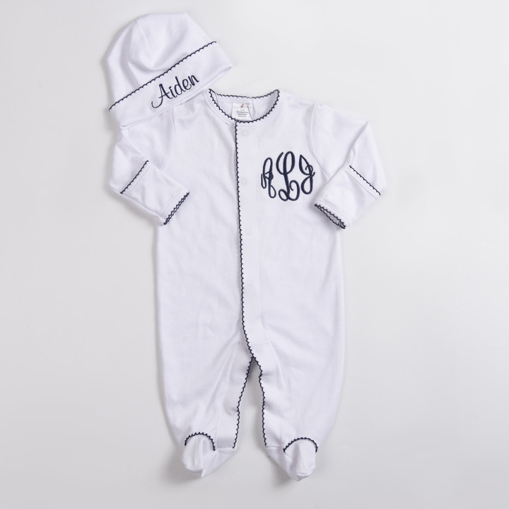 Personalized Baby Rompers Set Tiger Teeth