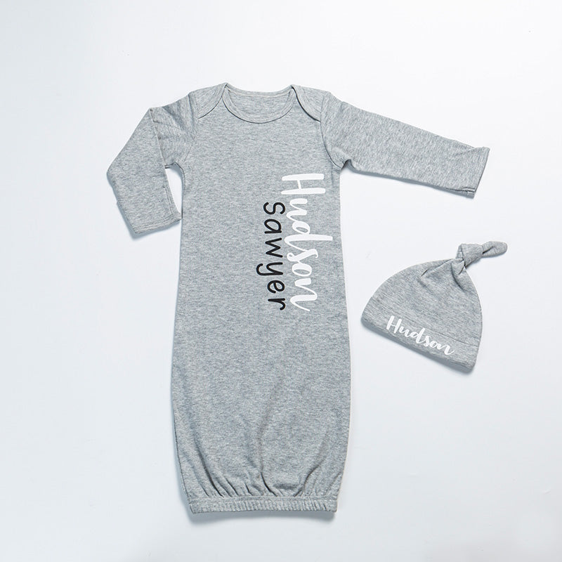 Personalized Baby Pajamas Sets (With Hat) Sale-Beepumpkin™