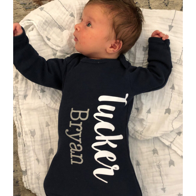 Personalized Baby Pajamas Sets (With Hat)