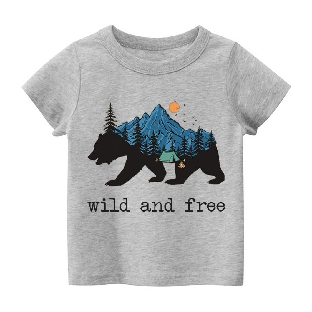 Wild And Free Kids T-Shirt