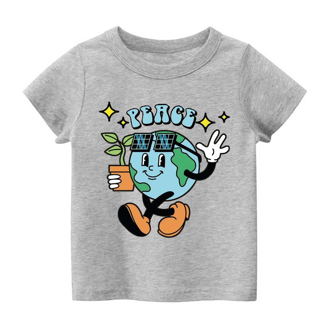 Earth Day Natural Toddler Shirt