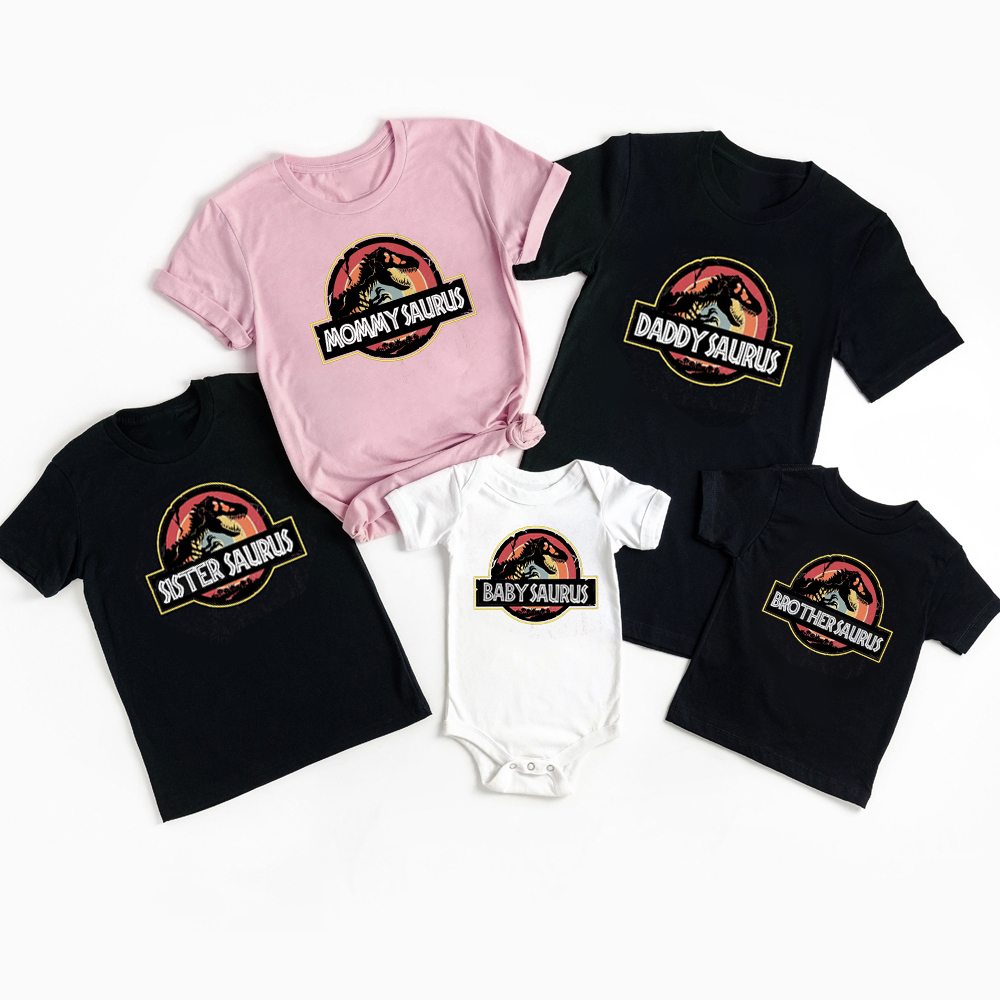 Personalized Saurus Daily Family Matching Shirts