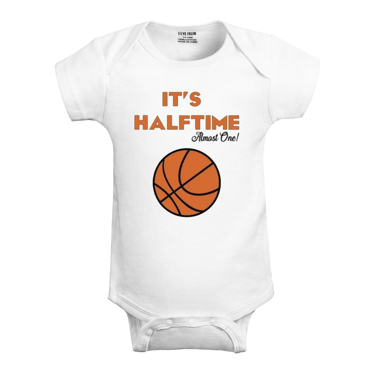 Basket Ball Halftime Birthday,Baby Bodysuit