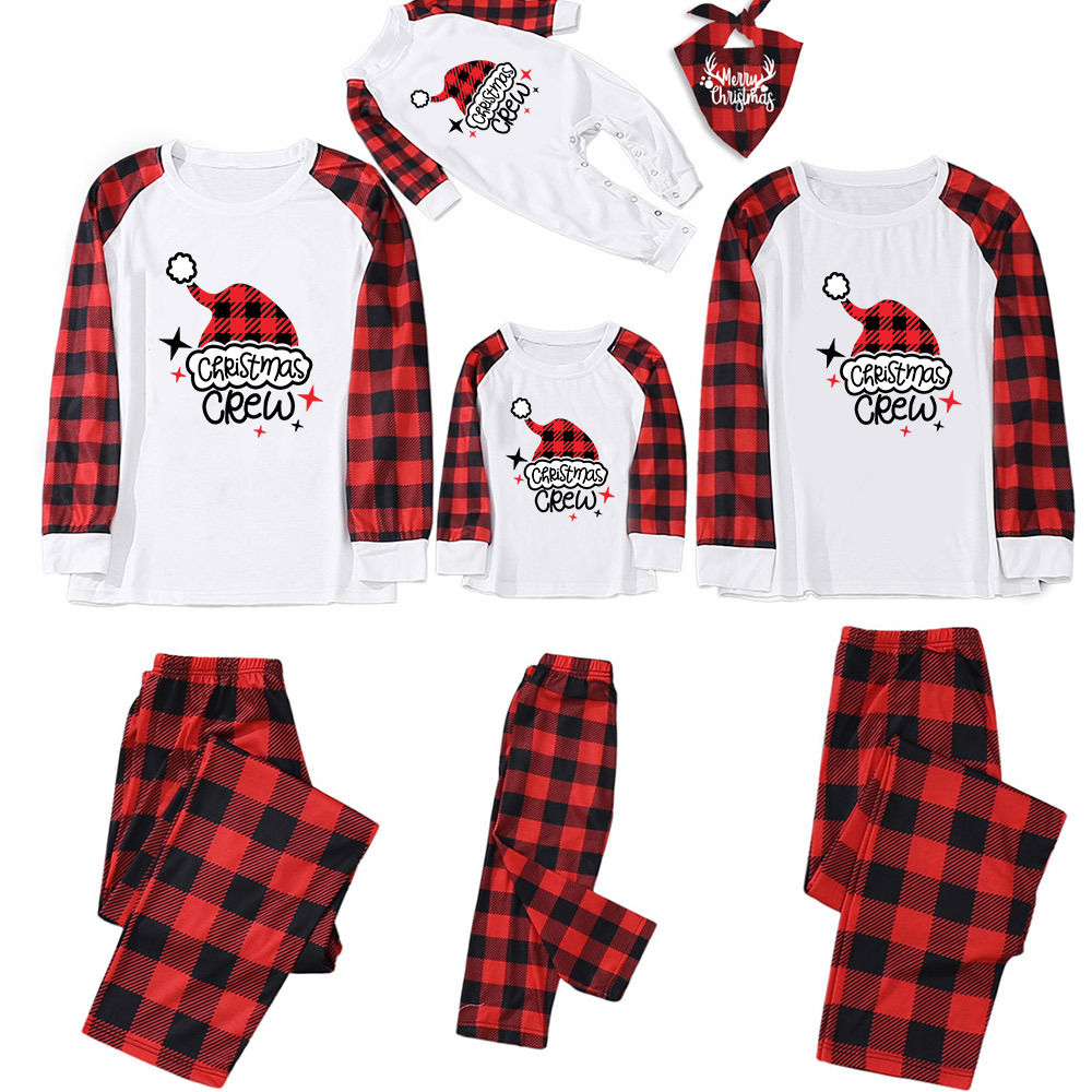 Star Christmas Crew Family Matching Pajamas
