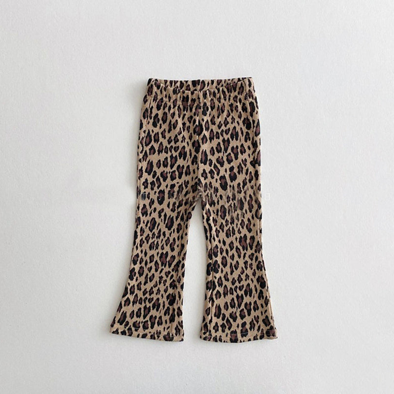 4 Colors Baby Girl Bell Bottom Leggings
