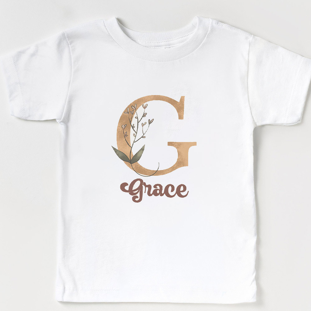 Personalized Vintage Flowers Shirt With Name 