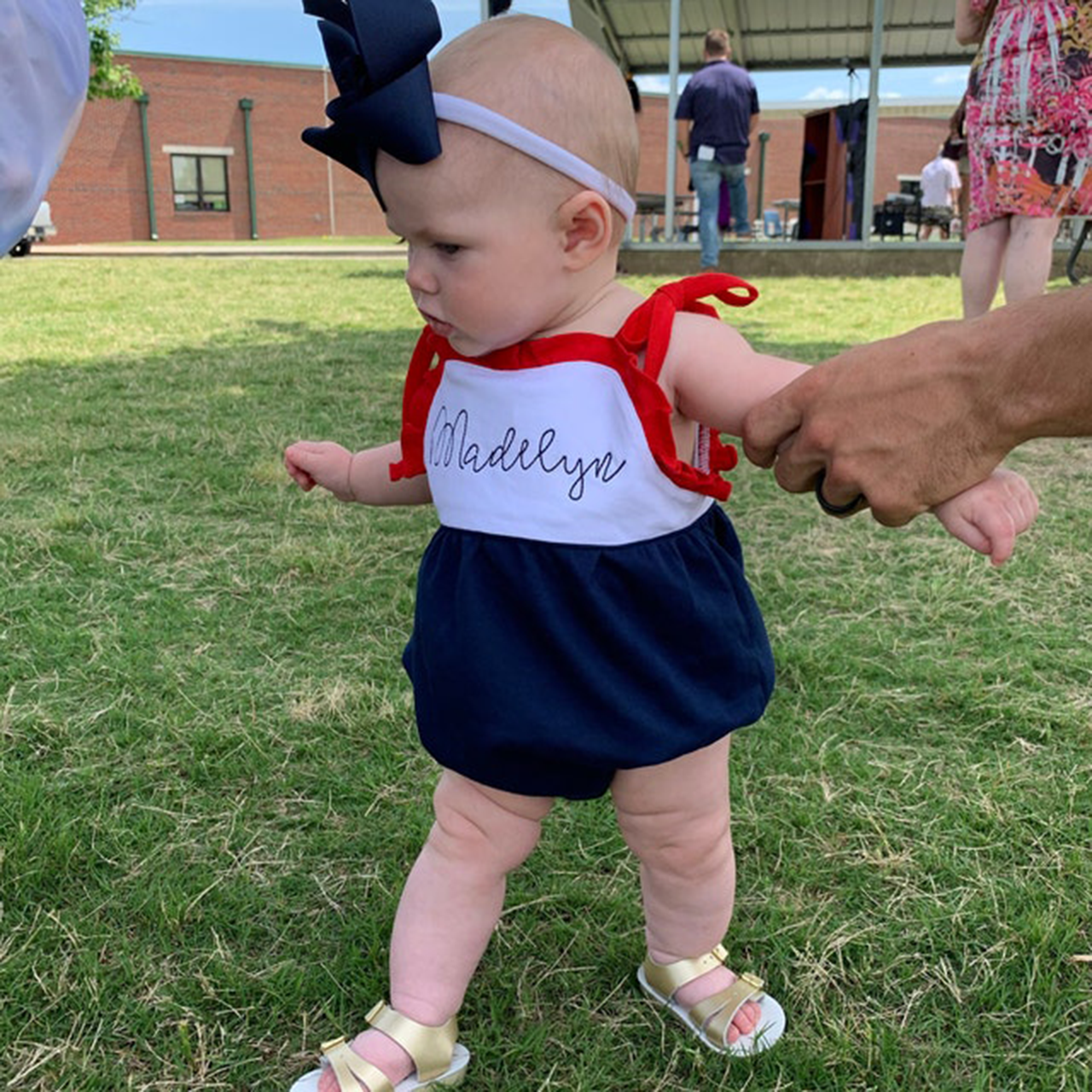 Personalized Girls Romper 0-24M