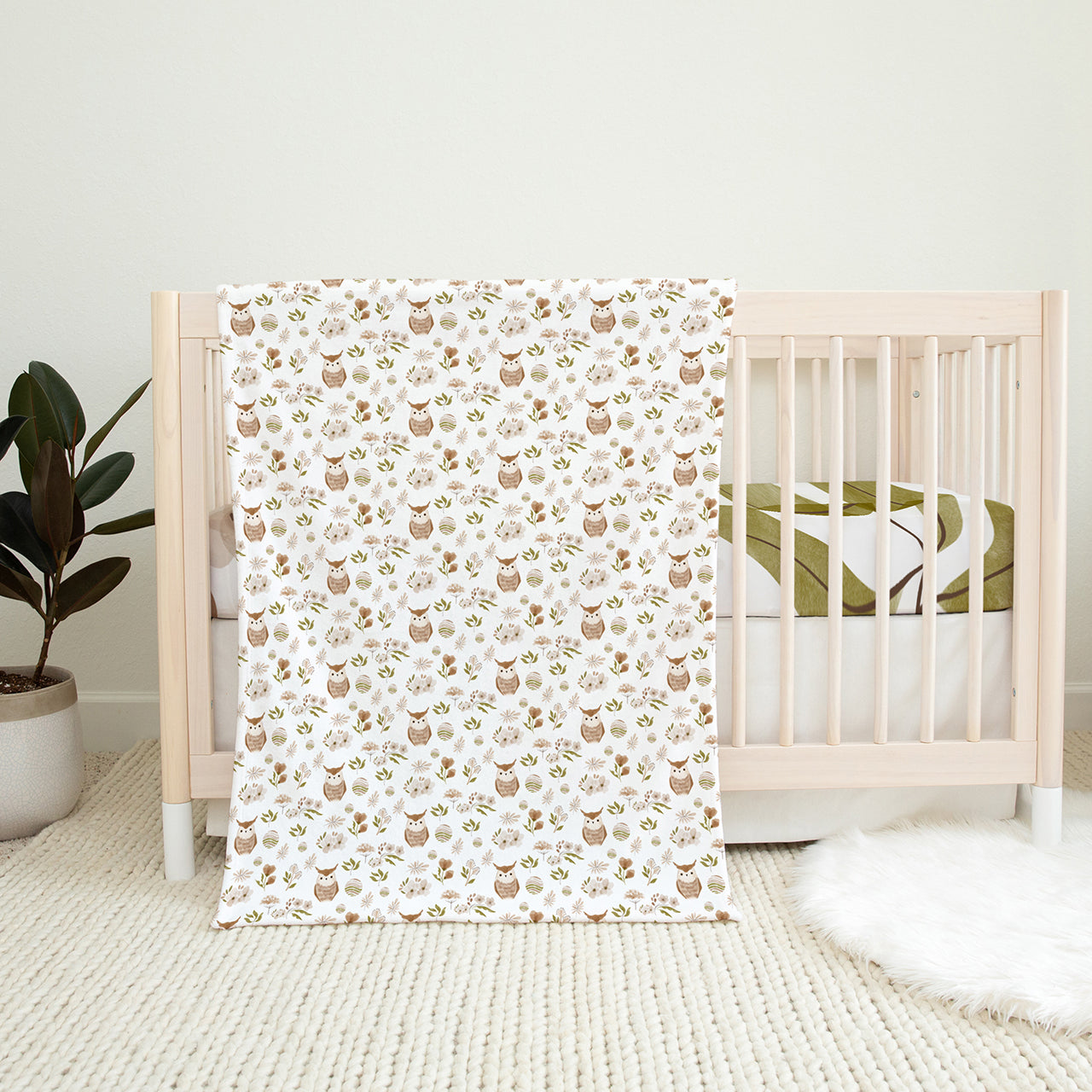 Owl Baby Flannel Blanket