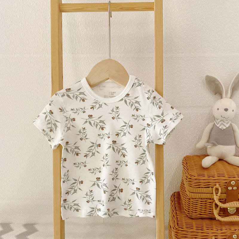 3 Colors Baby Boy Girl Short Sleeve T-shirt