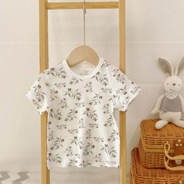 3 Colors Baby Boy Girl Short Sleeve T-shirt