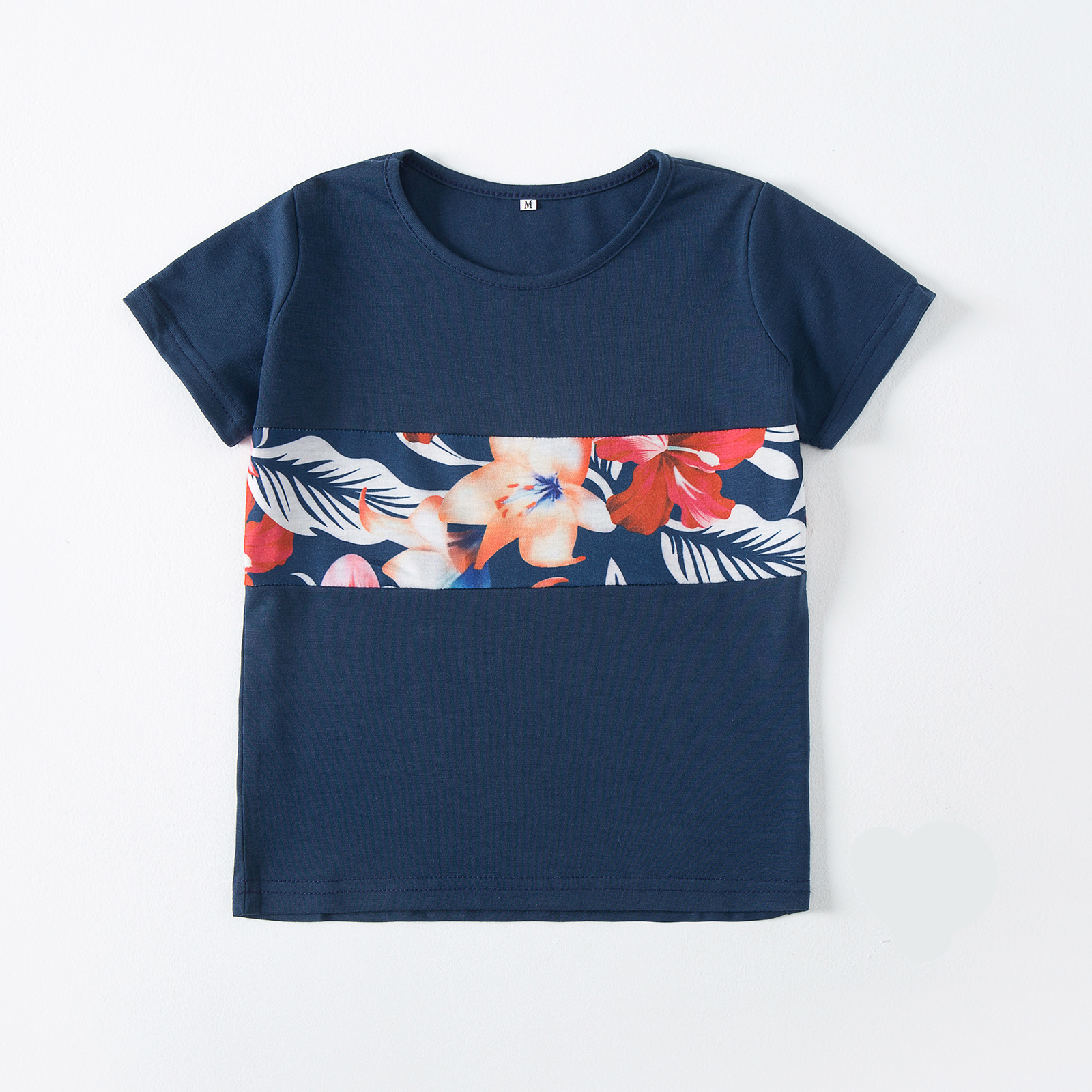 Navy Flower Family Outfits