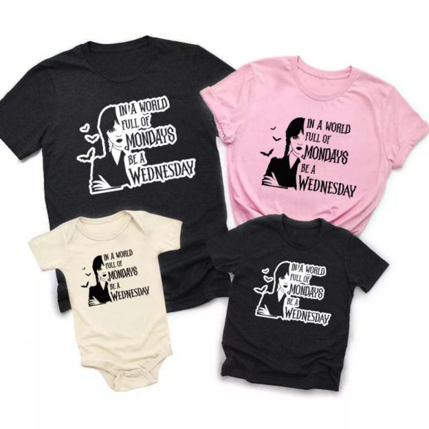 Be A Wednesday Family Matching Shirts