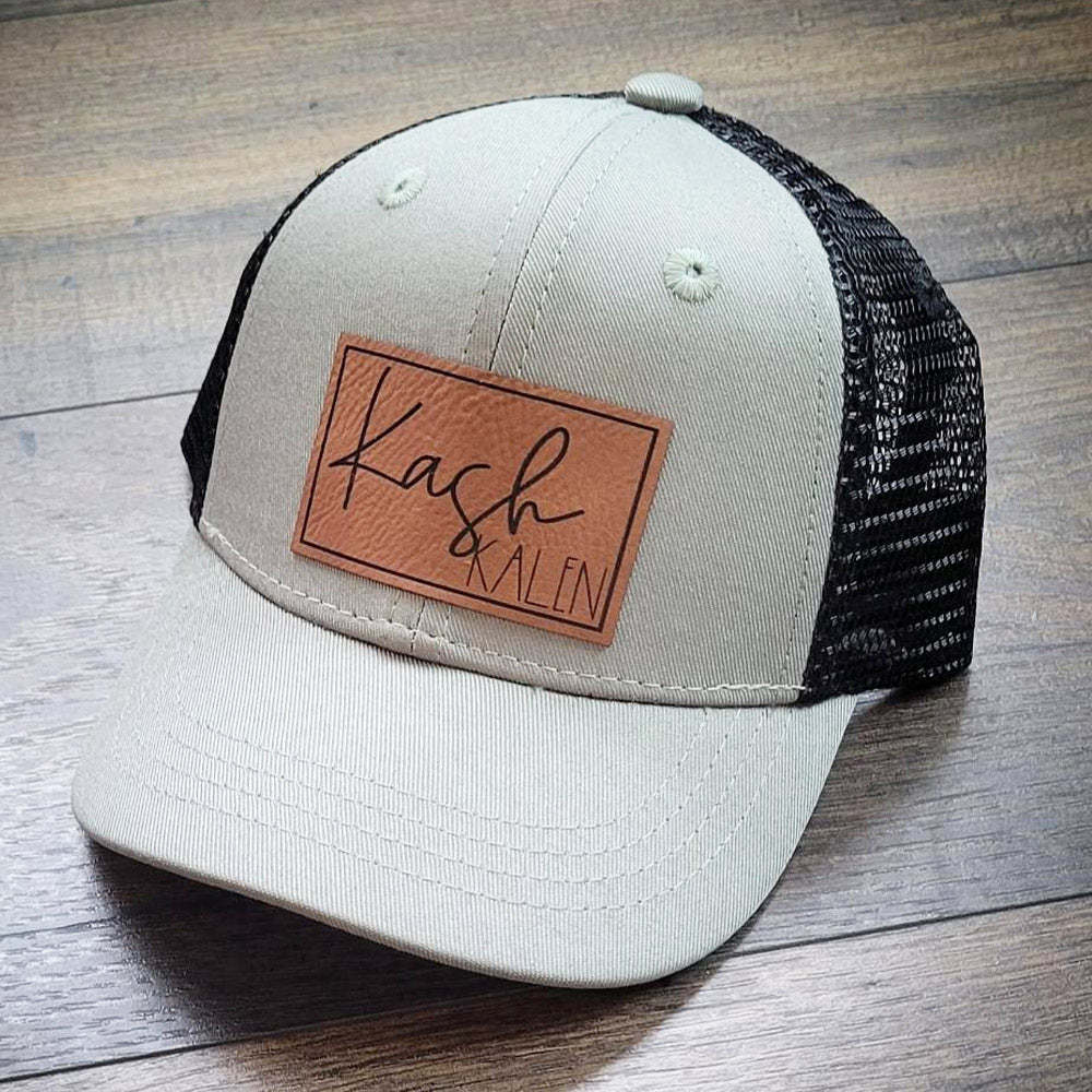 5 Colors Personalized Kids Name Mesh Ball Cap
