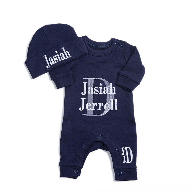 Personalized Baby Rompers Sets (Big Letters)