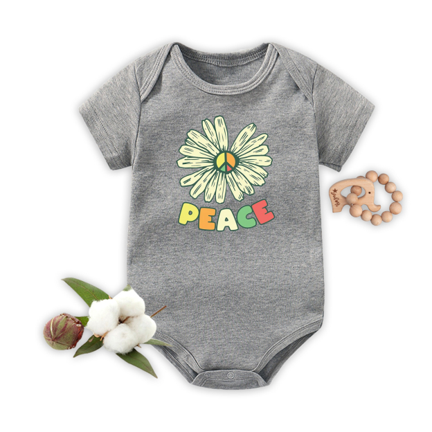 Peace,Baby Bodysuit