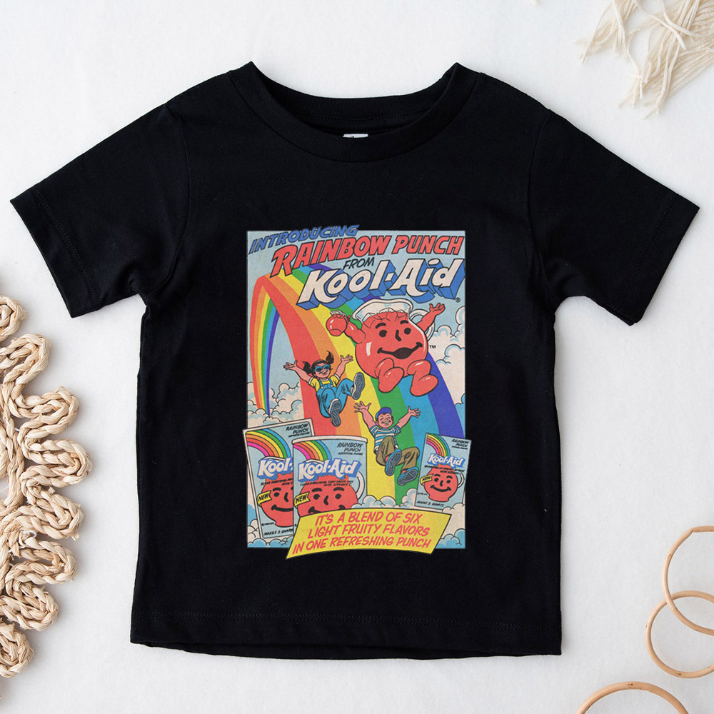 Rainbow Punch Cool-Aid Vintage Toddler T-shirt