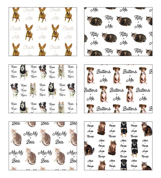 Personalized Pet+ me  Blanket 