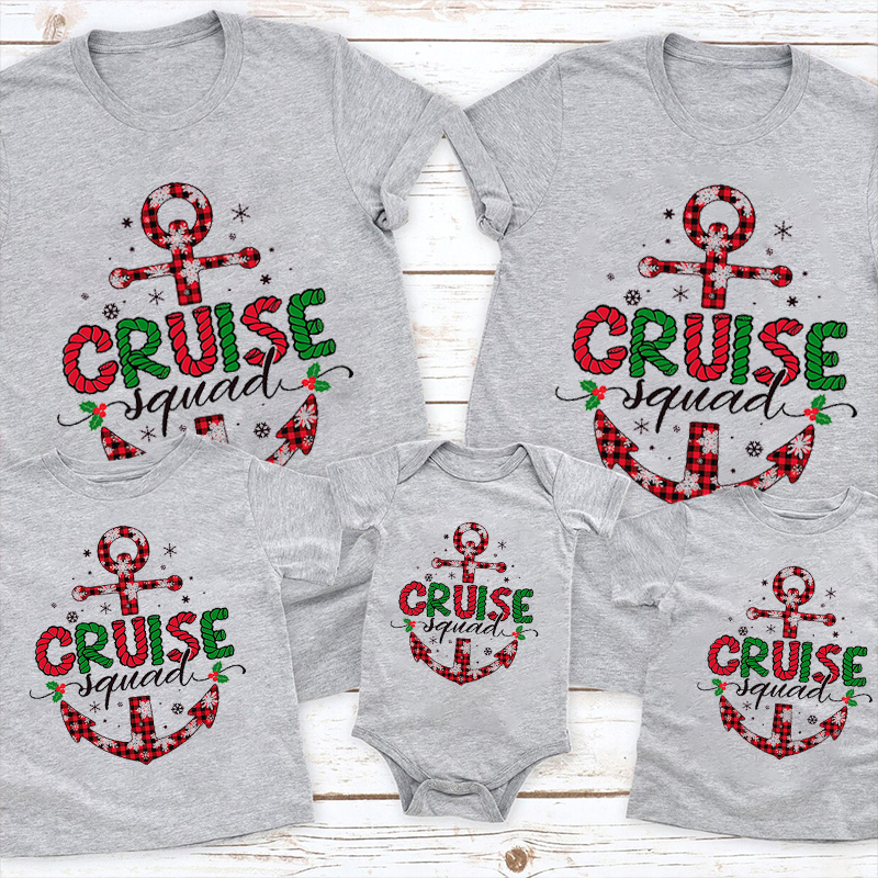 Cruise Squad Christmas Family Matching Shirt