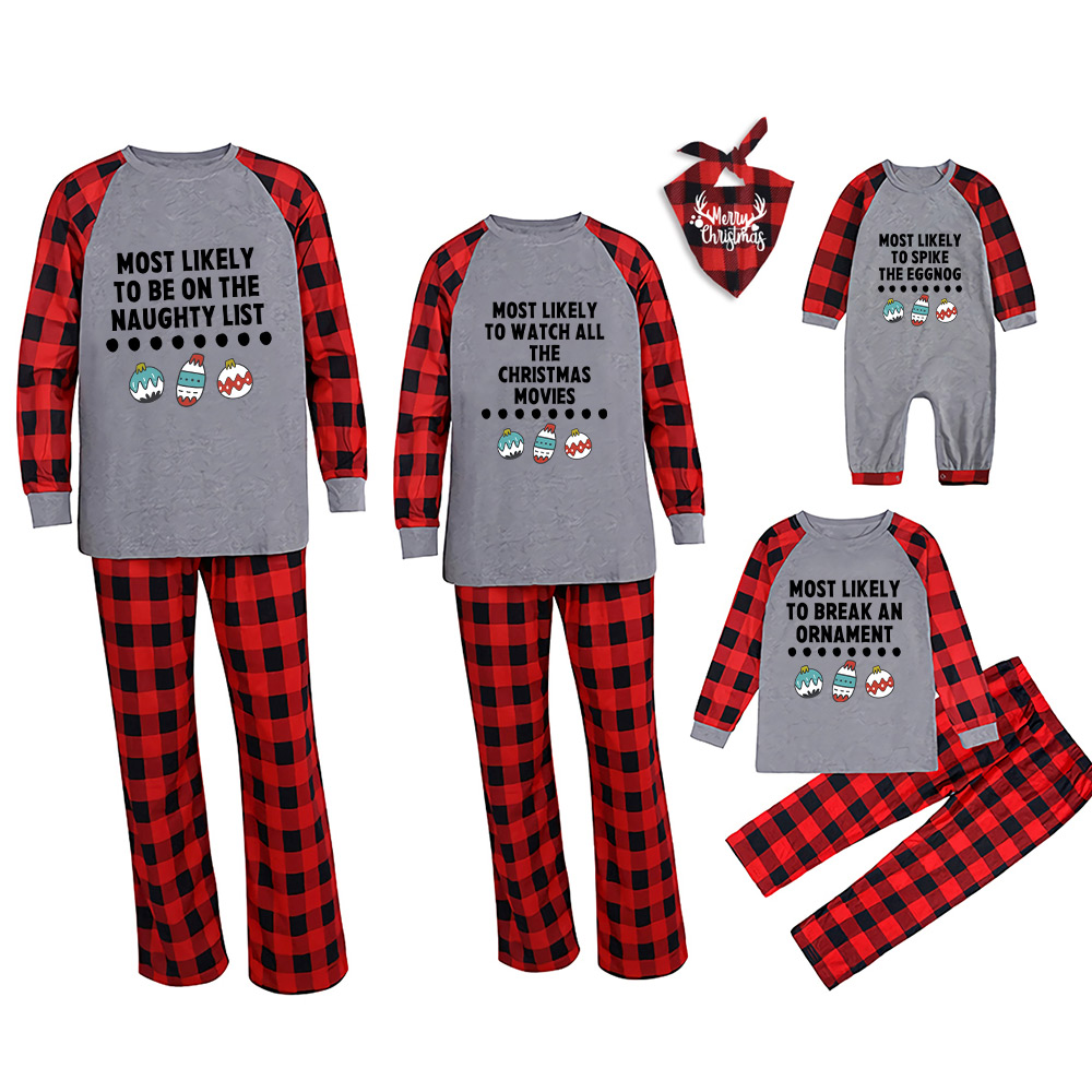 Most Likely Christmas Family Matching Pajamas