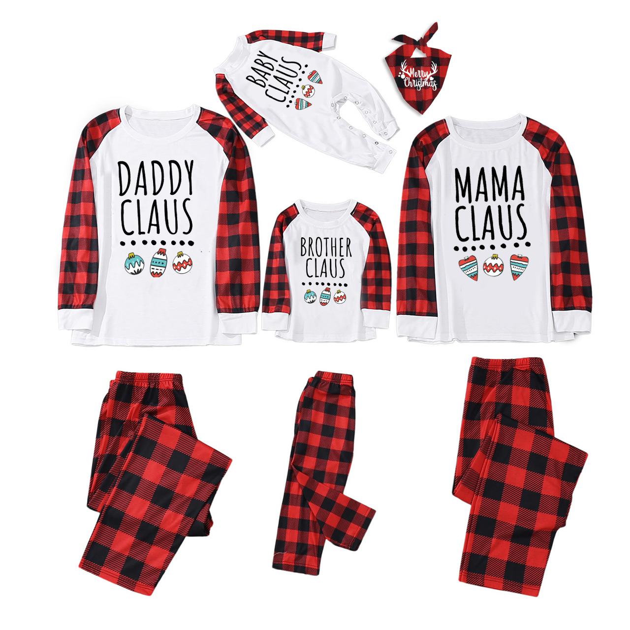 Claus Family Christmas Family Matching Pajamas