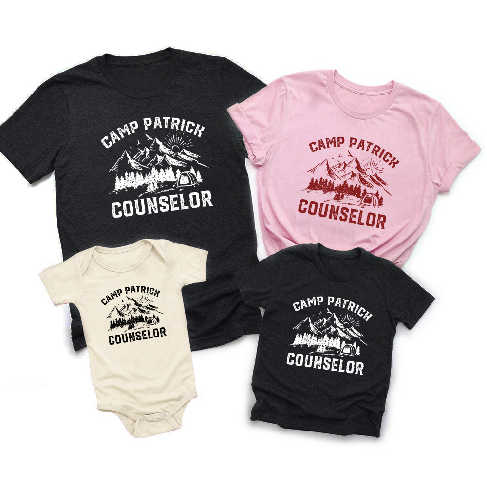 Camp Patrick Counselor Family Vacation Shirts