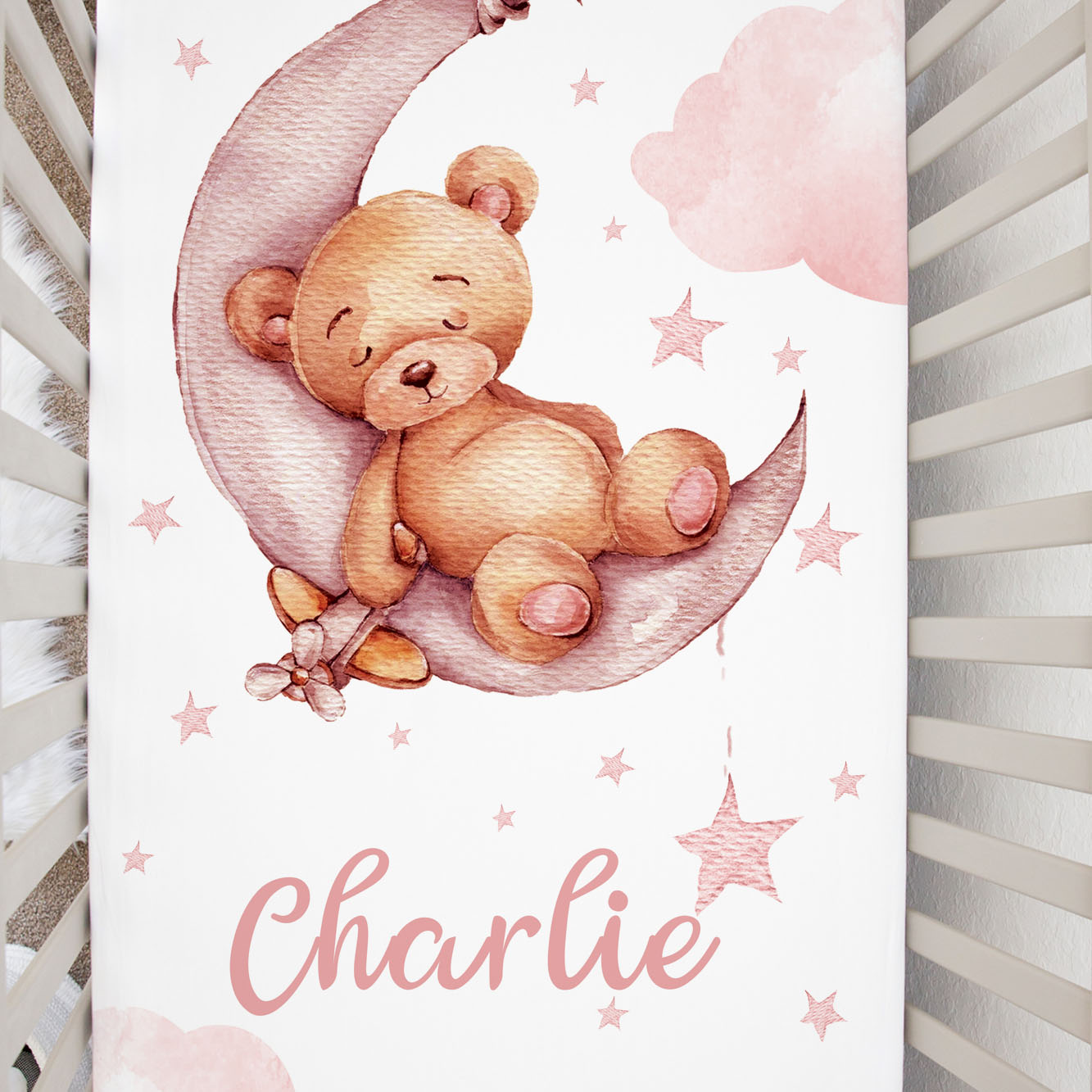 Teddy Bear Nursery Sign – Heart-Teez