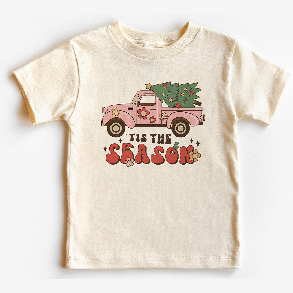 Tis The Season Christmas Toddler Retro Shirt