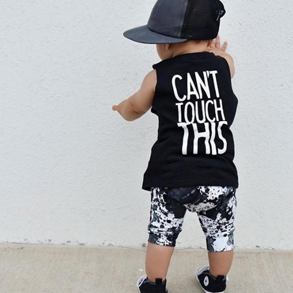 Can't Touch This Boy's Summer Tank Set