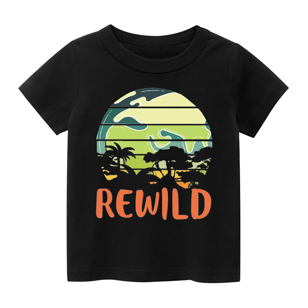 Rewild Earth Plant More Trees Toddler Shirt
