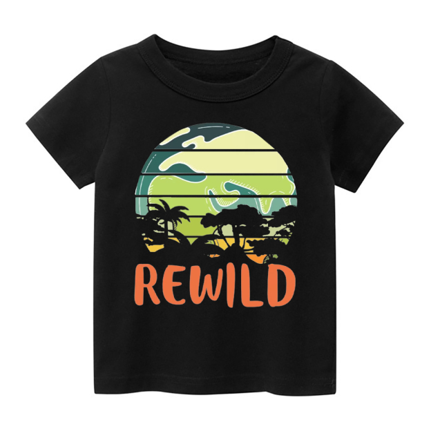 Rewild Earth Plant More Trees Toddler Shirt