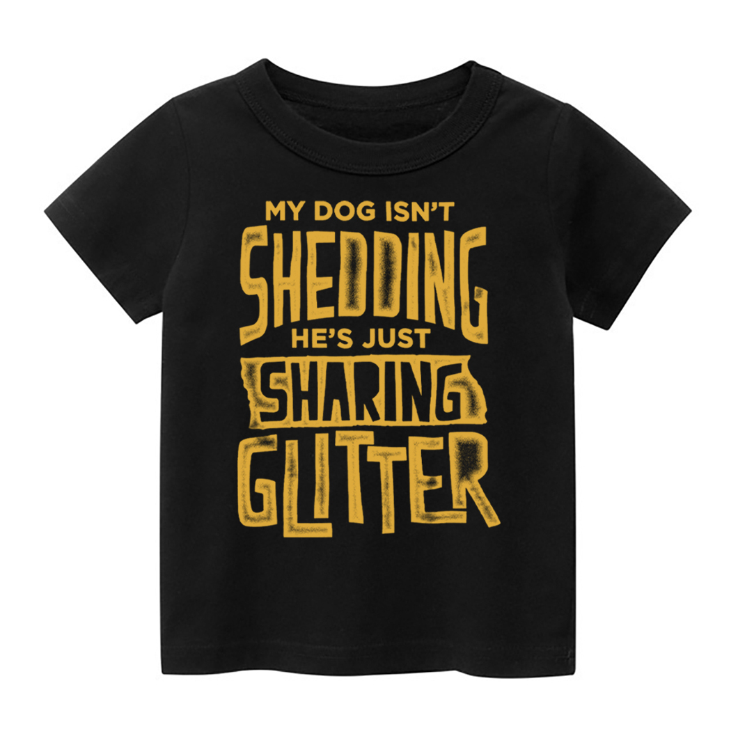 Glitter Dog  Kids Shirt