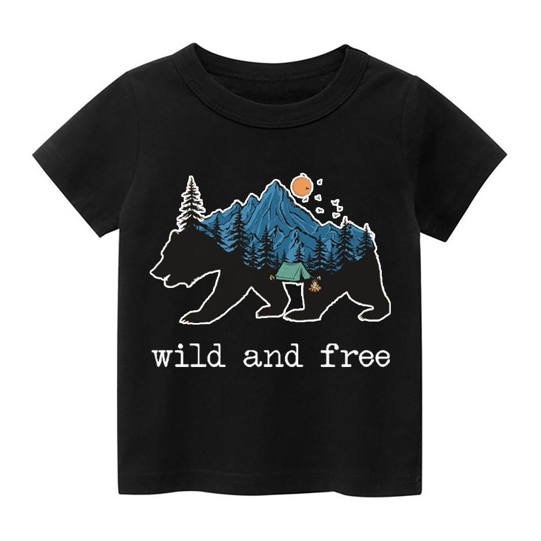 Wild And Free Kids T-Shirt