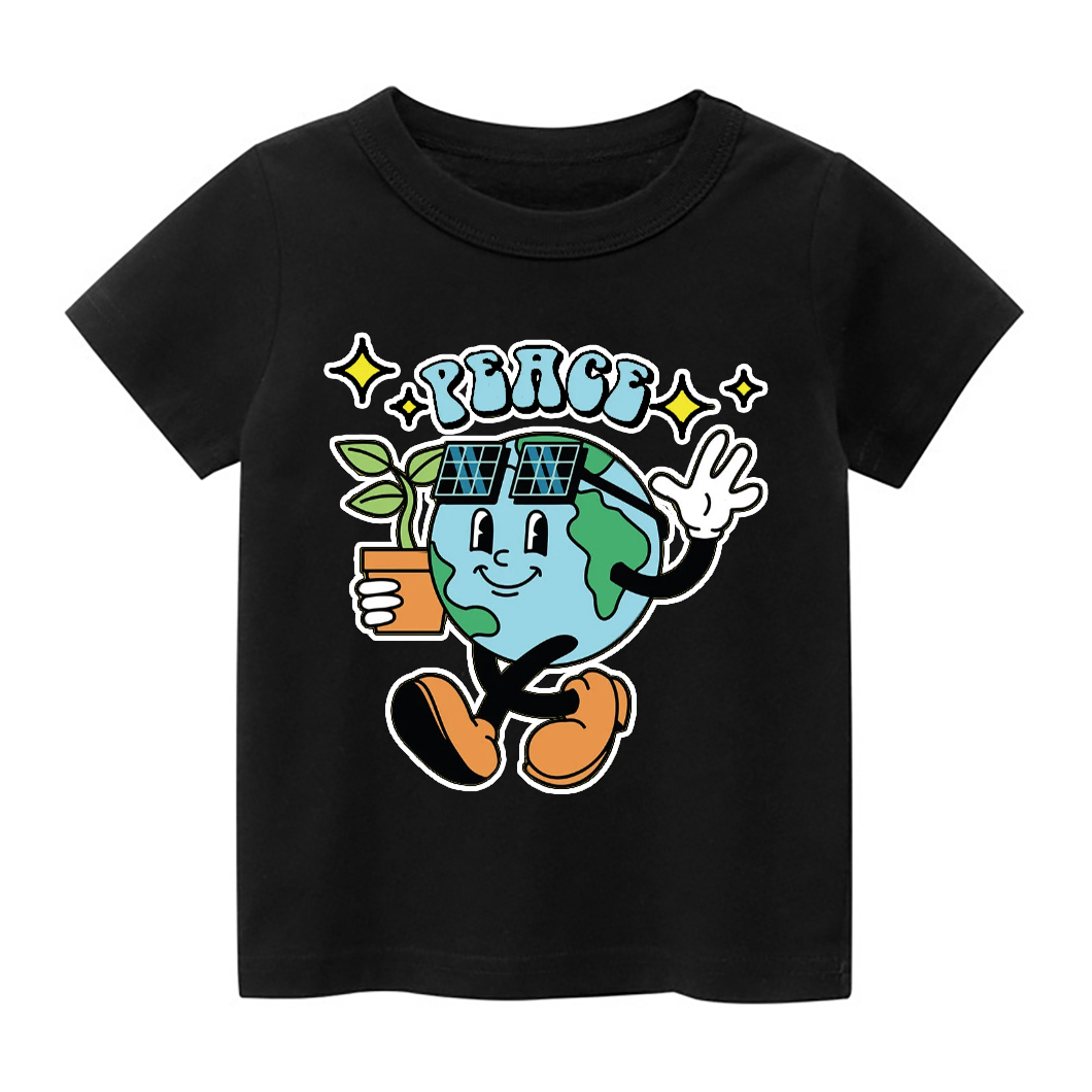 Earth Day Natural Toddler Shirt