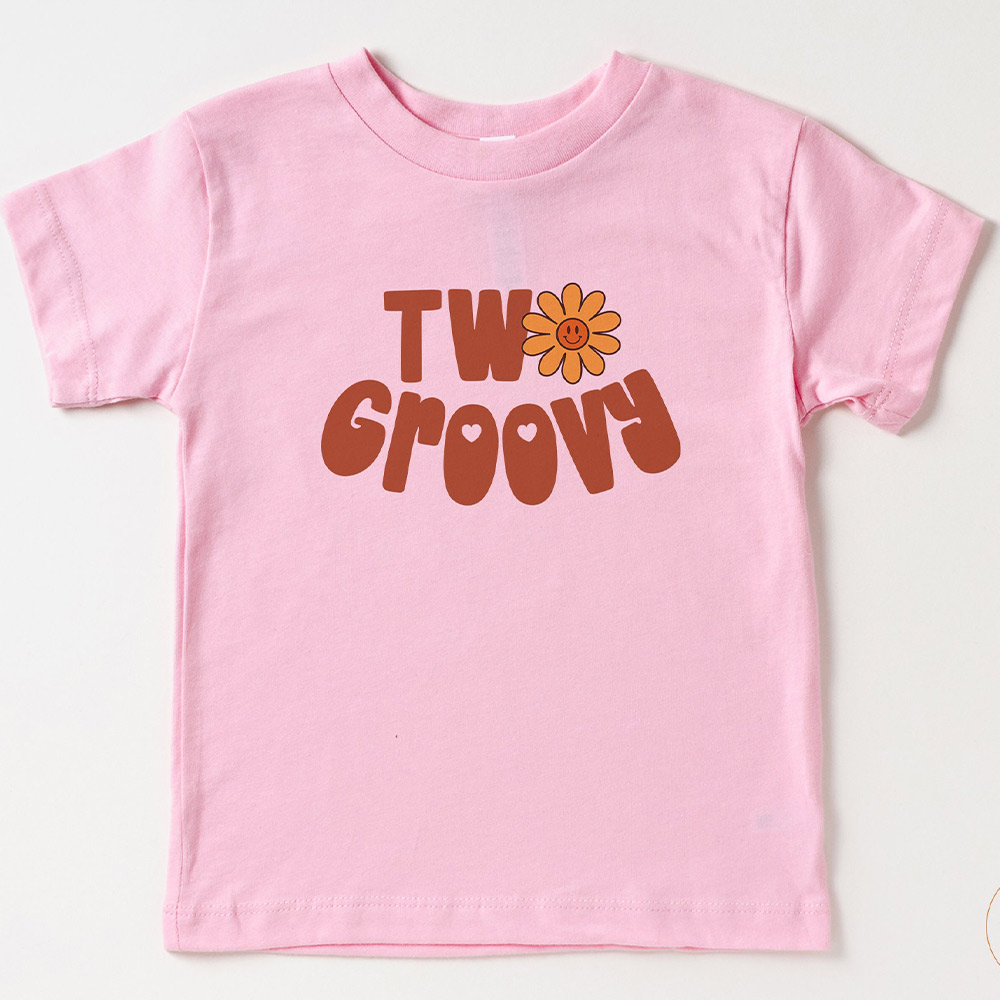 Two Groovy 2nd Birthday Shirt