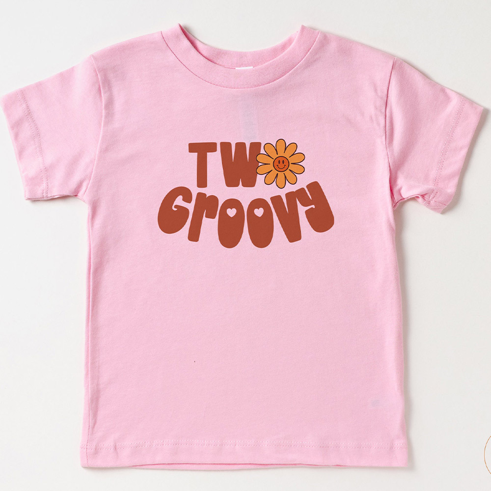 Two Groovy 2nd Birthday Shirt