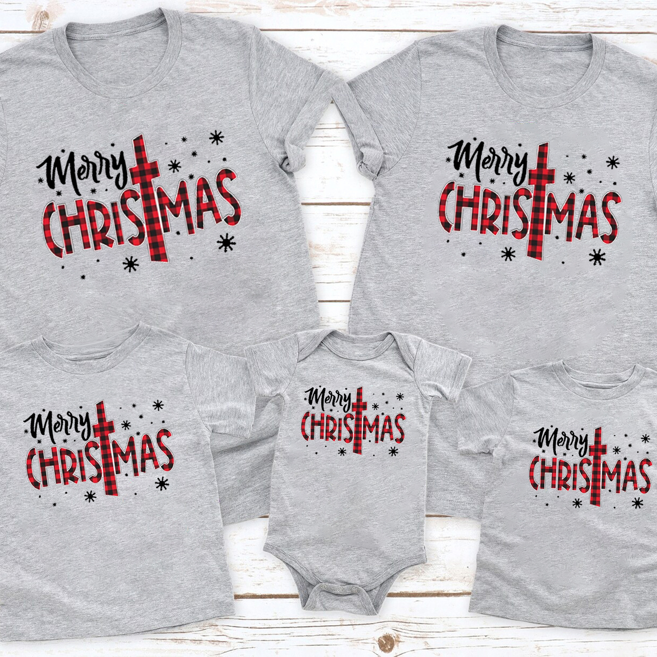 Merry Christmas Christian Family Matching Shirt