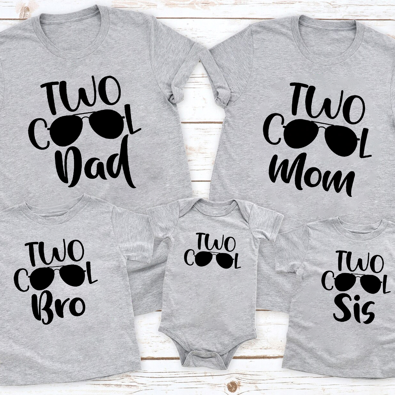 Two Cool Group Family Matching Shirt