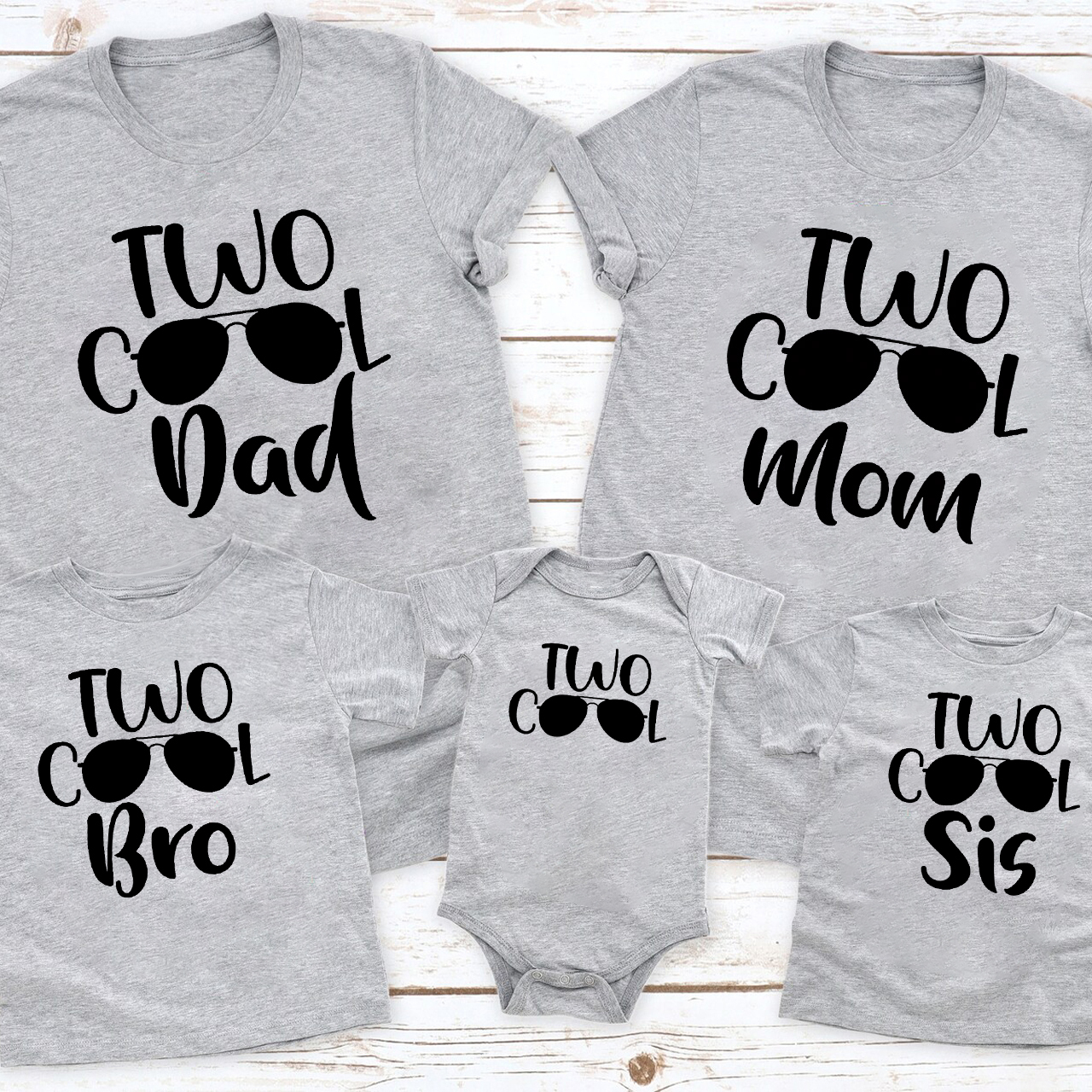 Two Cool Group Family Matching Shirt