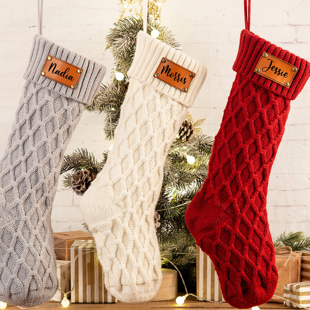 Personalized Monogram Christmas Family Stocking