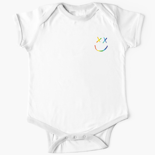 Family Pride Smile Face LGBTQ Shirt & Baby Bodysuit