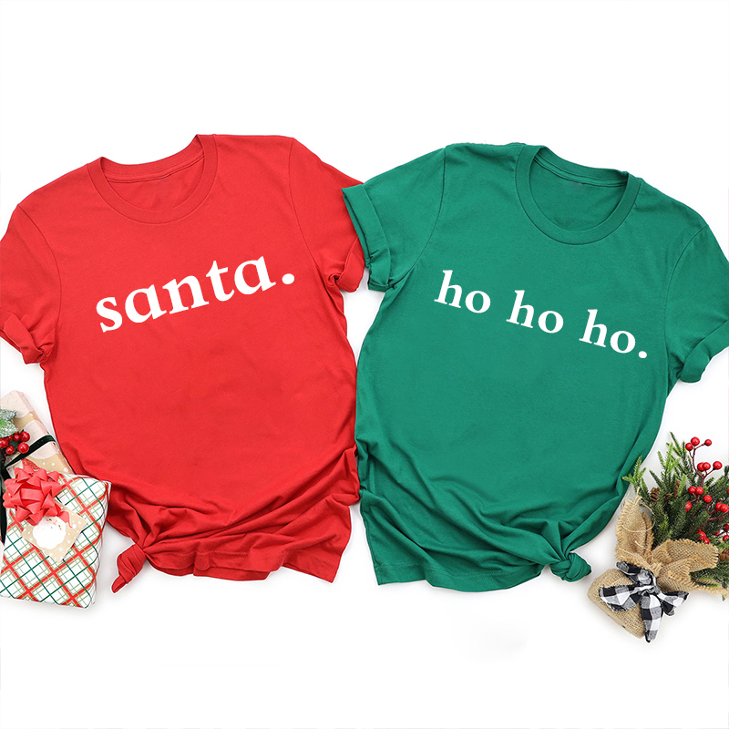 Christmas Words Family Matching Shirt