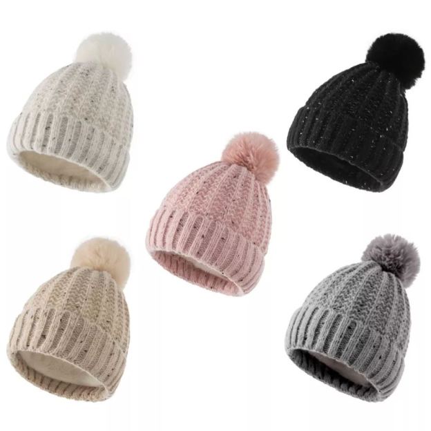 5-Color Knitted Beanie