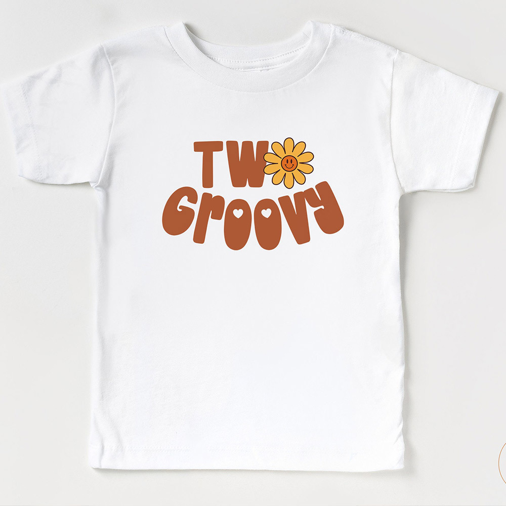 Two Groovy 2nd Birthday Shirt
