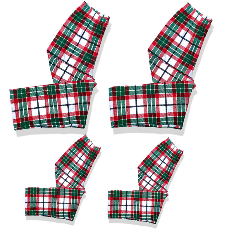 Winter+Christmas Loungewear Family Matching Plaid Pajama Pants
