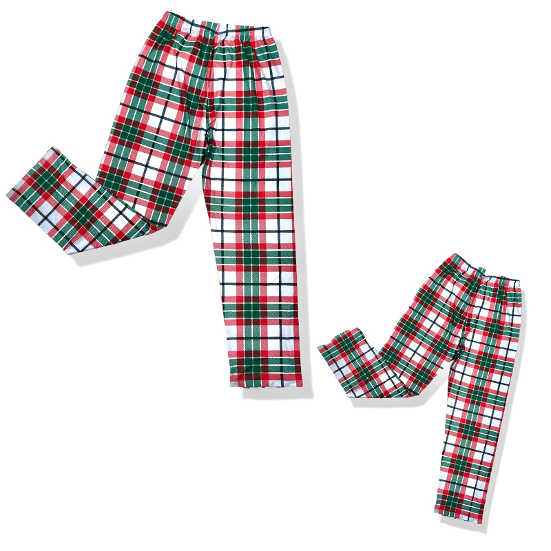 Winter+Christmas Loungewear Family Matching Plaid Pajama Pants
