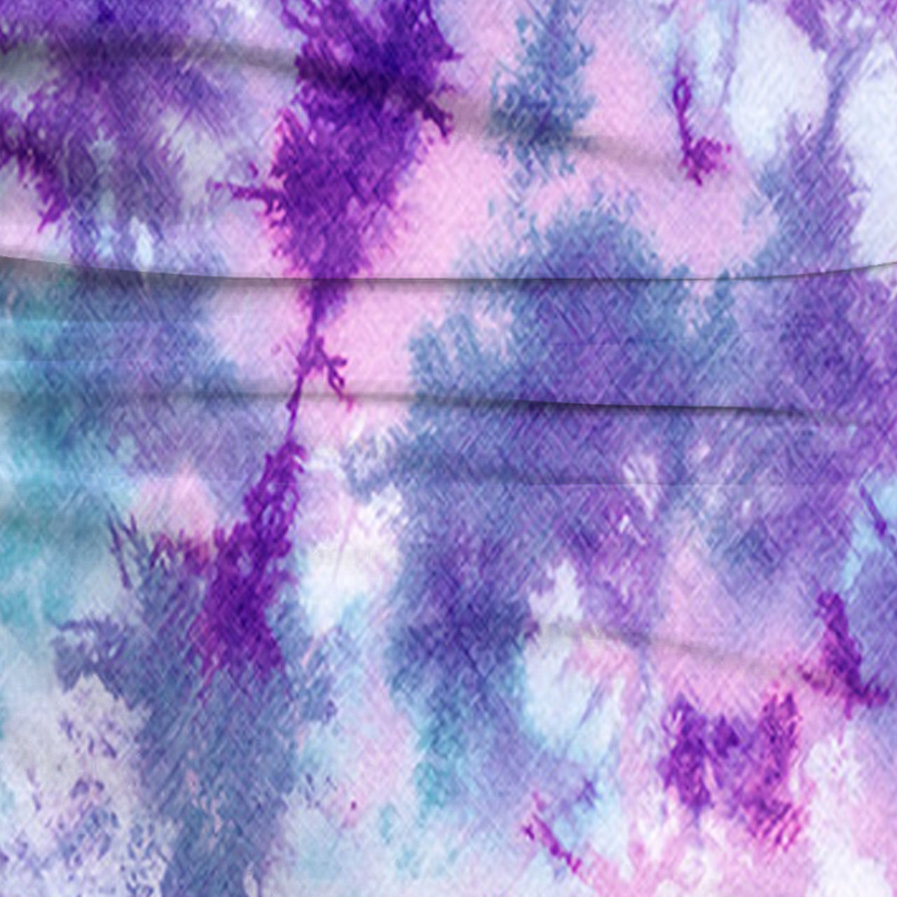 Fantasy Purple Tie Dye Matching Hospital Set