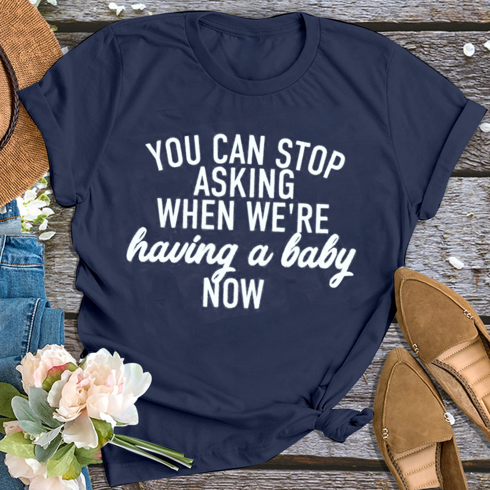 Couple Pregnancy Announcement Shirts For Dad And Mom