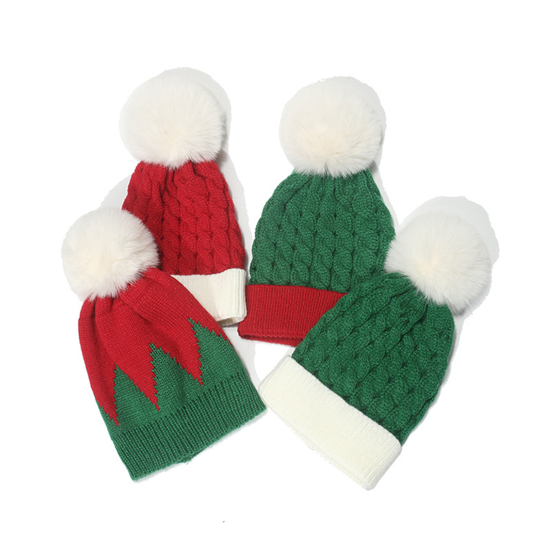 Christmas Red & Green Toddler Hat